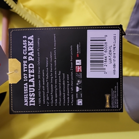 OccuNomix Premium Insulated Cold Weather Parka NWT - Picture 15 of 16